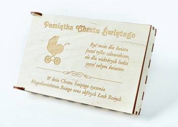 Pamiątka Chrztu Świętego, pudełko na pieniądze NP1