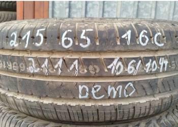 1xdemo Opona letnia Continental Vanco 2 215/65R16C 106T 11Rok Czarna Opona