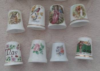 Angielskie  porcelanowe  naparstki
