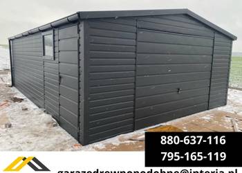 Garaż blaszany trzy bramy 12x6 12x5 6x6 6x5