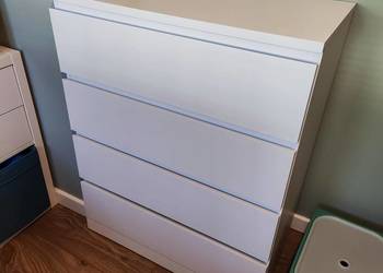 IKEA MALM Komoda 4 szuflady BIAŁA 80x100 cm