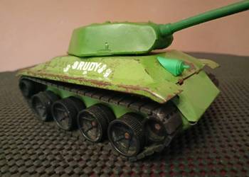 Zabawka PRL czołg Rudy 102