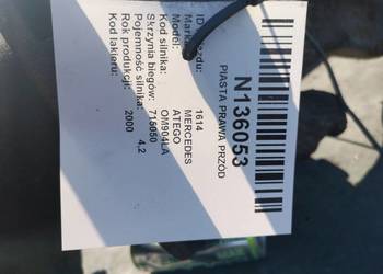 PIASTA PRAWA PRZÓD MERCEDES ATEGO 815