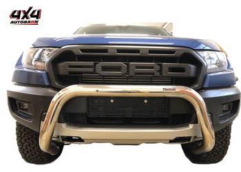 Orurowanie Przednie Inox z Homologacją 76mm Do Ford Ranger Raptor 2019- 22