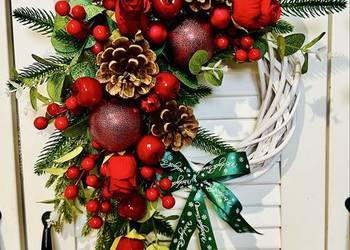 Wianek Bożonarodzeniowy Premium uroczy gęsty solidny