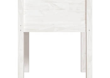 Donice ogrodowe 2 szt. białe 50x50x70 cm drewno sosnowe WM-810802