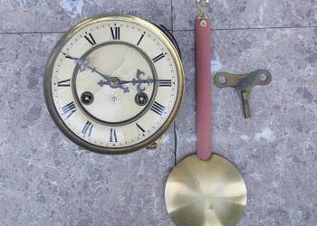 143 Zestaw mechanizm starego zegara Junghans tarcza 14,5cm