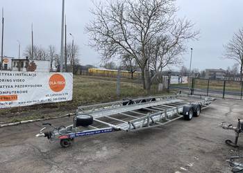 Przyczepa platforma dłużyca
