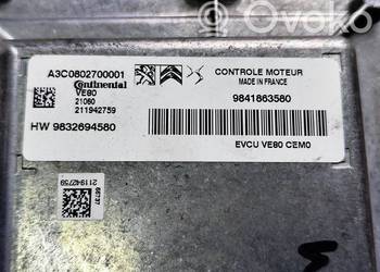 Peugeot 208 II Citroen E-C4 E-Corsa STEROWNIK KOMPUTER SILNIKA 9841863580