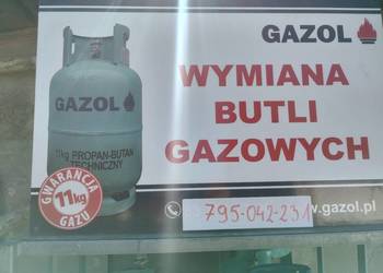 Wymiana i sprzedaż butli gazowych propan-butan