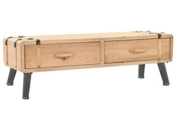 Szafka pod telewizor 110x33x35 cm drewno jodłowe WM-339299