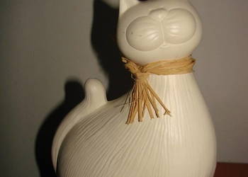 Kot ceramiczna figurka