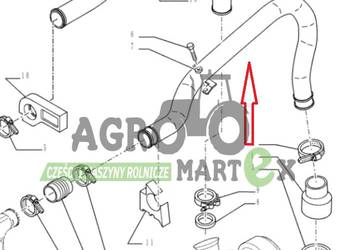 84136403 PRZEWÓD CHŁODNICY DOŁADOWANIA CNH