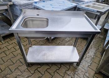 Zlew Gastronomiczny Z Półką 1 Komora 100/50/85