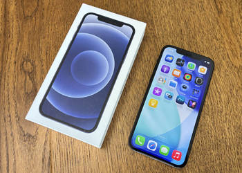 iPhone 12 Black 64GB | Bateria 98% | Wylogowany | Pudełko | Bez blokad
