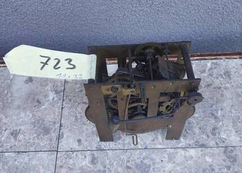 723 Mechanizm starego zegara ściennego Junghans brudny sprawny