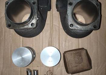 Oryginalne cylindry k750 po szlifie R2 z nowymi tłokami Almot 78.45