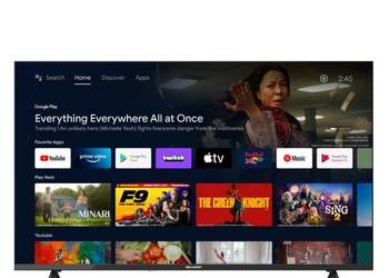 Nowy TV Sharp 40" Android TV WiFi