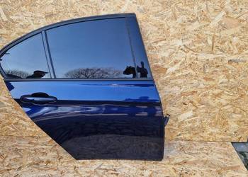 BMW 3 F30 SEDAN DRZWI PRAWE PRAWY TYŁ IMPERIAL BLAU