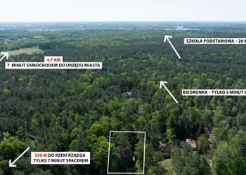 Na sprzedaż trzy sąsiednie działki w Radzyminie na ul. Borówkowej