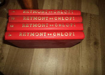 Władysław ST. Reymont Chłopi 1-4 [ komplet ] - twarda 1952r.