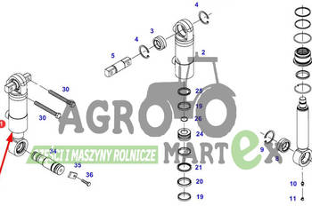 G001990011320 ZESTAW USZCZELNIEŃ SIŁOWNIKA FENDT