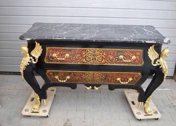 STARA KOMODA BOULLE 250KG! SZAFA MARMUR BRĄZ
