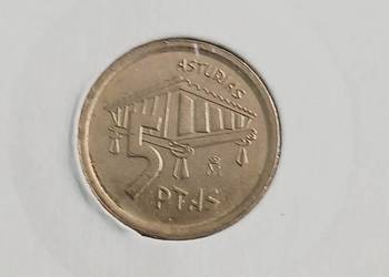 5 Pesetów Hiszpania 1995 r.- UNC