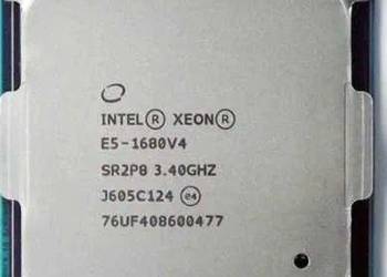 Intel Xeon E5 1680 v4 Bardzo szybki procesor 4 GHz. idealny do gier