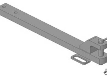 Zaczep polowy 120x60 L=1355 mm Terrion 7000 kat. 4 Ø 50 mm 108213000A02