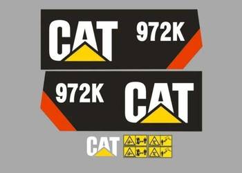Naklejki Oklejenie - CAT 972K Zamiennik CATERPILLAR