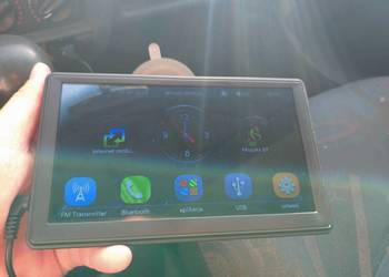 Ekran samochodowy dotykowy Android Auto / CarPlay + Transmiter FM