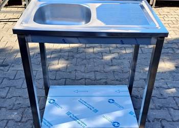 ZLEW 1 KOMOROWY Z PÓŁKĄ - 80/60/85 - M.1488.N