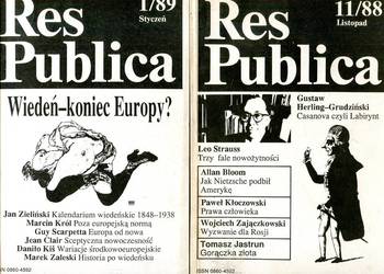Res Publica 11/88 , 1/89