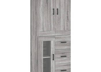 Witrynka szary dąb sonoma 695x34x180cm materiał drewnopochodny WM-3199951
