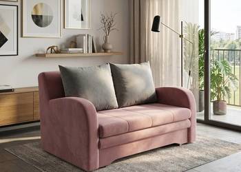 Sofa Jimena Różowa, Funkcja Spania, Różne Kolory, Dostawa 0zł!