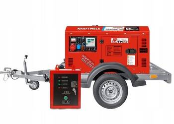 AGREGAT GENERATOR PRĄDOTWÓRCZY 16kVA PRZYCZEPA ATS