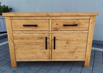 Komoda z drewna sosnowego  – styl loft/rustykalny