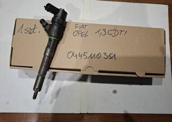 FIAT 1,3 JTD OPEL 1,3 CDTI wtrysk wtryskiwacz 0445110351