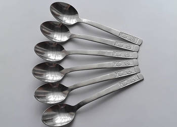 Łyżeczki do herbaty (nr.1), RÓŻE, Gerlach, sztućce PRL