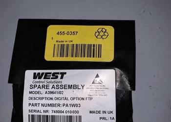 PA1-W03 A39641/02 West Control Solutions Digital Option Board