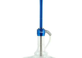 Oduman Nova Blue Hookah Fajka Wodna Shisha Szisza | Clear Glass