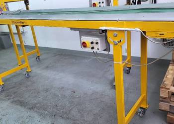 Taśmociąg prosty, przenośnik taśmowy płaski SCHUMA 350 x 50 cm - 2 sztuki