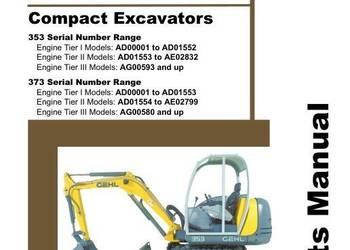 GEHL 353 373 ZL17 V400 V330 katalog części zamiennych PL
