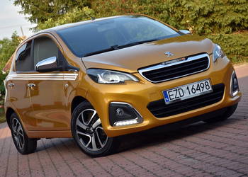 Peugeot 108 ALLURE Collection 5drzwi Piękna BOGATA Wersja! BEZWYPADKOWY!
