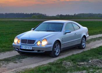 Mercedes-Benz CLK 200 2.0 136KM Coupe srebrny mały przebieg