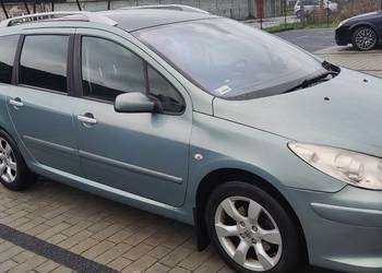 Peugeot 307SW, 1.6 HDi, 92KMBezwypadkowy/Skóry / 7os / NowaTurbinaBezWkładu