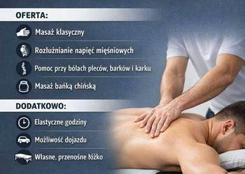 Masaż z dojazdem do domu