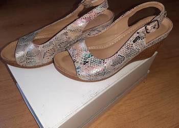 Sandały buty na koturnie skóra Lasocki r.40