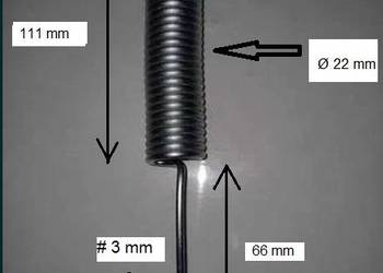 Sprężyna korektora siły hamowania Citroen Berlingo , Peugeot Partner